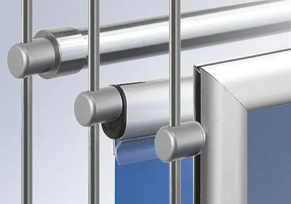 Rod Hanging Rail & Frame Supports | Nova Display Systems