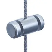 CS23-3 cable support for panels with holes for 3 mm Cable Display System