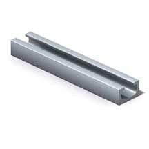 PH1006-AC Aluminum Channel / Horizontal Extrusion for use as rail/rack for cable/rod suspended displays