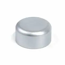 16mm (5/8") Dia. Satin Chrome Sign Screw Caps — Decorative Cover Caps for Signs and Panels
