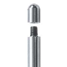 REC-10 decorative end cap for 10mm rods screw | Nova Display Systems
