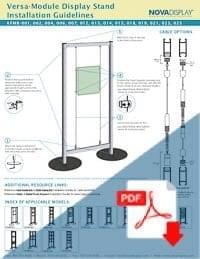 Versa-Module Display Stand KFMR Installation Guide - Nova Display