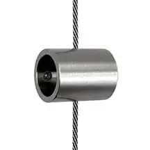 CR104/SS Cable Support Double-Sided for P07/SS Boss (#303 Stainless Steel)