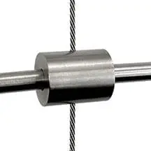 CR105/SS Cable Support Double-Sided for 6mm (15/64″) Diameter Horizontal Rod