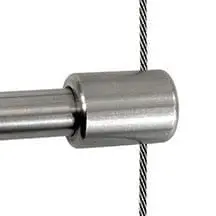 CR110L/SS Cable Support Single-Sided for 10mm (3/8″) Diameter Horizontal Rod
