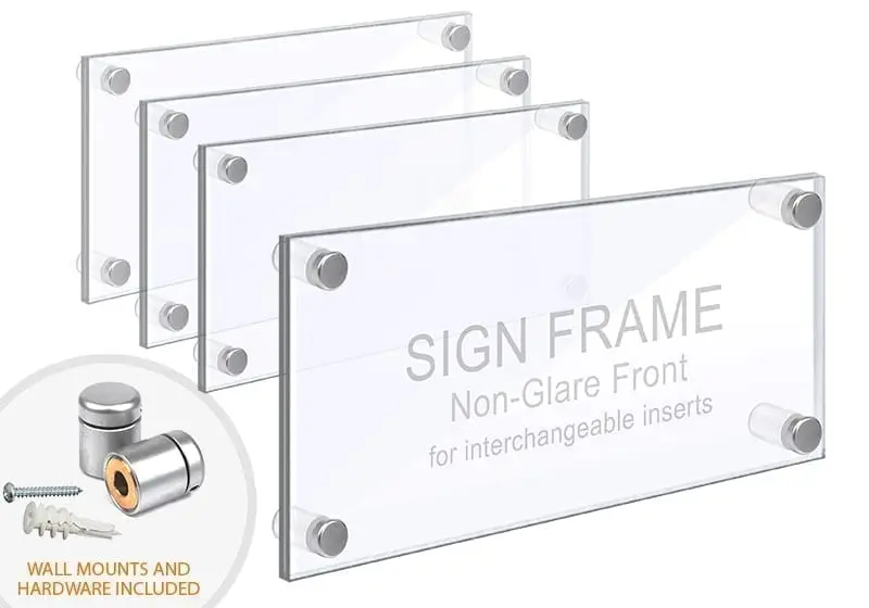 Acrylic Sign Blanks – Saving Bundles | Nova Display Systems