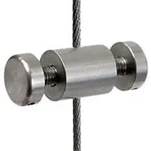CP309/SS Cable Support with M6 Stud-Cap Double-Sided for Panels with Holes