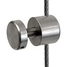 CP328/SS Cable Support with M6 Stud-Cap Single-Sided for Panels with Holes