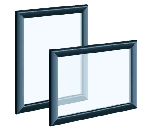 Top-Load Snap Aluminum Frames in Black Finish | Nova Display Systems
