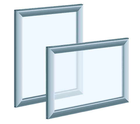 Top-Load Snap Aluminum Frames in Silver Finish | Nova Display Systems