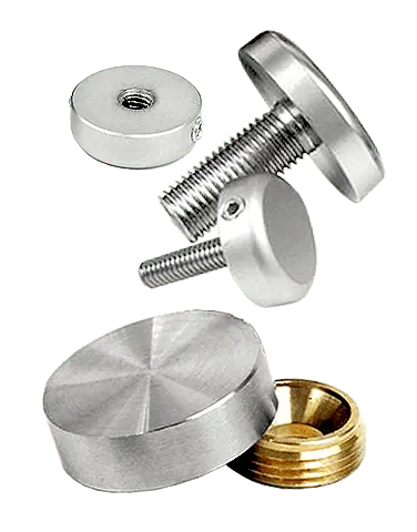 Decorative Cover Caps and Screw Stud-Caps | Sign/Panel Support Systems — Range of Accessories | Nova Display Systems