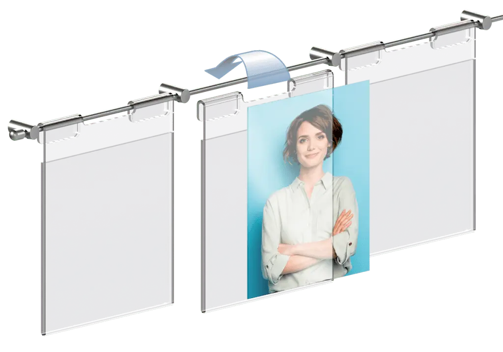 Standard Display Kits — Hook-on Poster Displays | Nova Display Systems