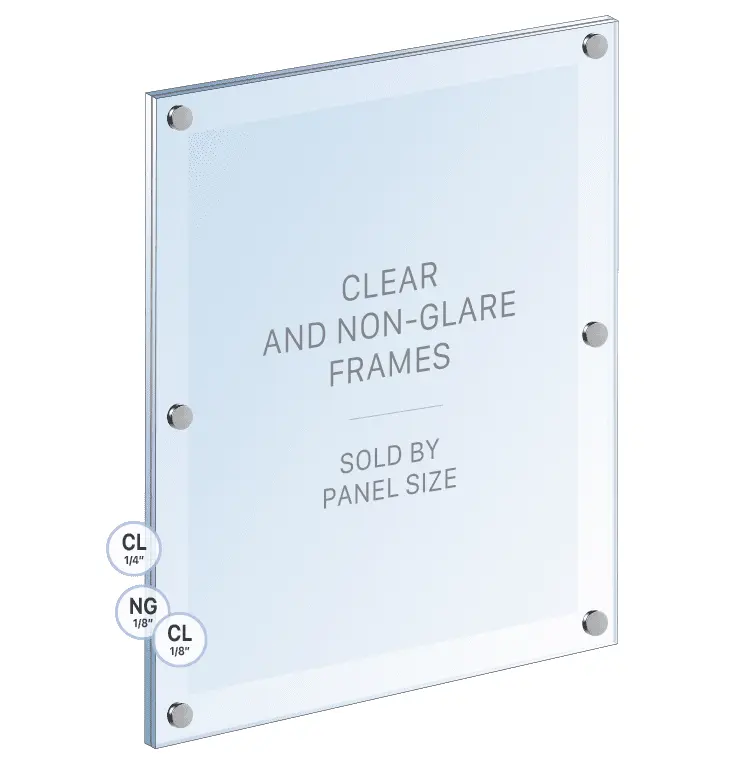 Oversized Frame Display Kits — Single Frame Option