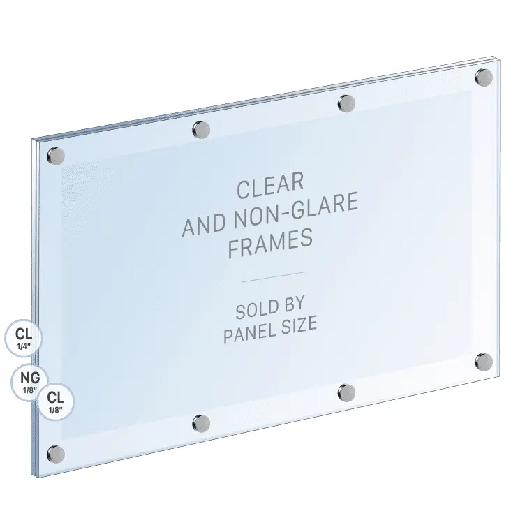 Oversized Frame Display Kits — Single Frame Option