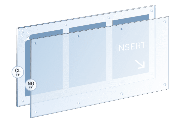 Oversized Acrylic Poster Frames | Nova Display Systems