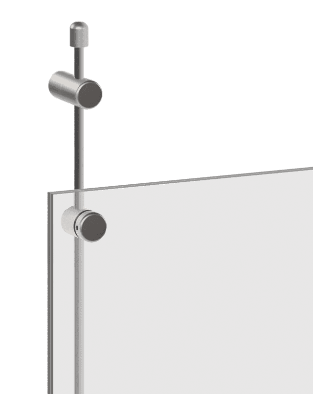 Cable/Rod Suspended Graphic and Banner Presentation Displays