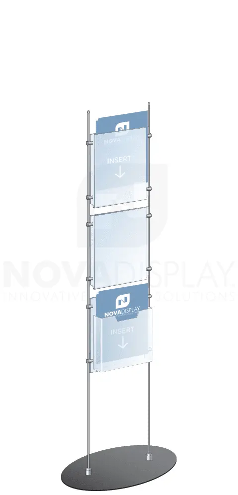 KFRS-003 Totem Floor-Standing Display Kit with 10mm Rod System | Nova Display Systems