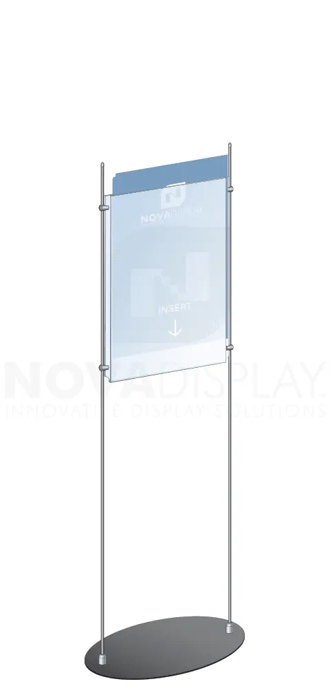 KFRS-005 Totem Floor-Standing Display Kit with 10mm Rod System | Nova Display Systems