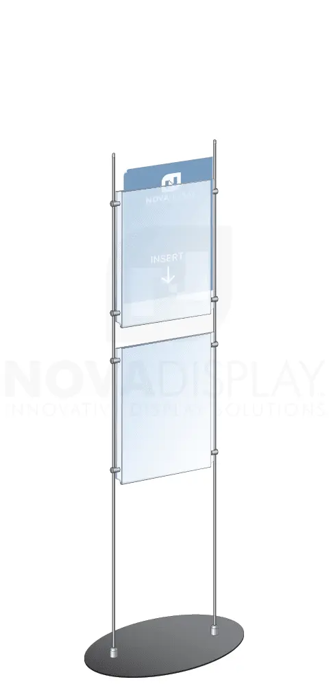 KFRS-008 Totem Floor-Standing Display Kit with 10mm Rod System | Nova Display Systems