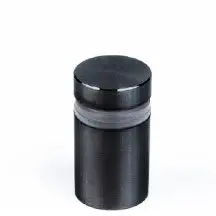 5/8" Dia. Black Stainless Steel Standoff — 16mm (5/8″) Dia. x 19mm (3/4″) Length M10 Stud | Nova Display Systems