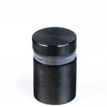 3/4" Dia. Black Stainless Steel Standoff — 19mm (3/4″) Dia. x 19mm (3/4″) Length M10 Stud | Nova Display Systems