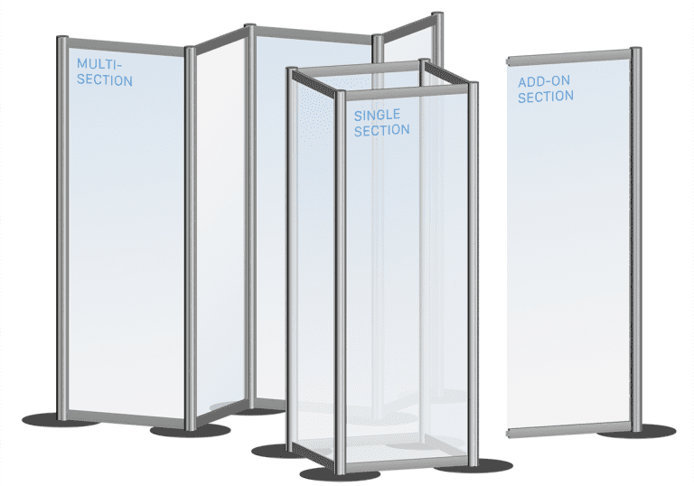 Floor Display Stands — Rectangular and Angular Design Configurations | Nova Display Systems