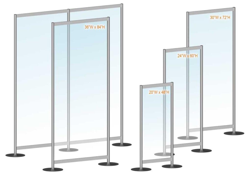 MR Series Floor-Standing Displays — Medium-Duty Frames | Nova Display Systems