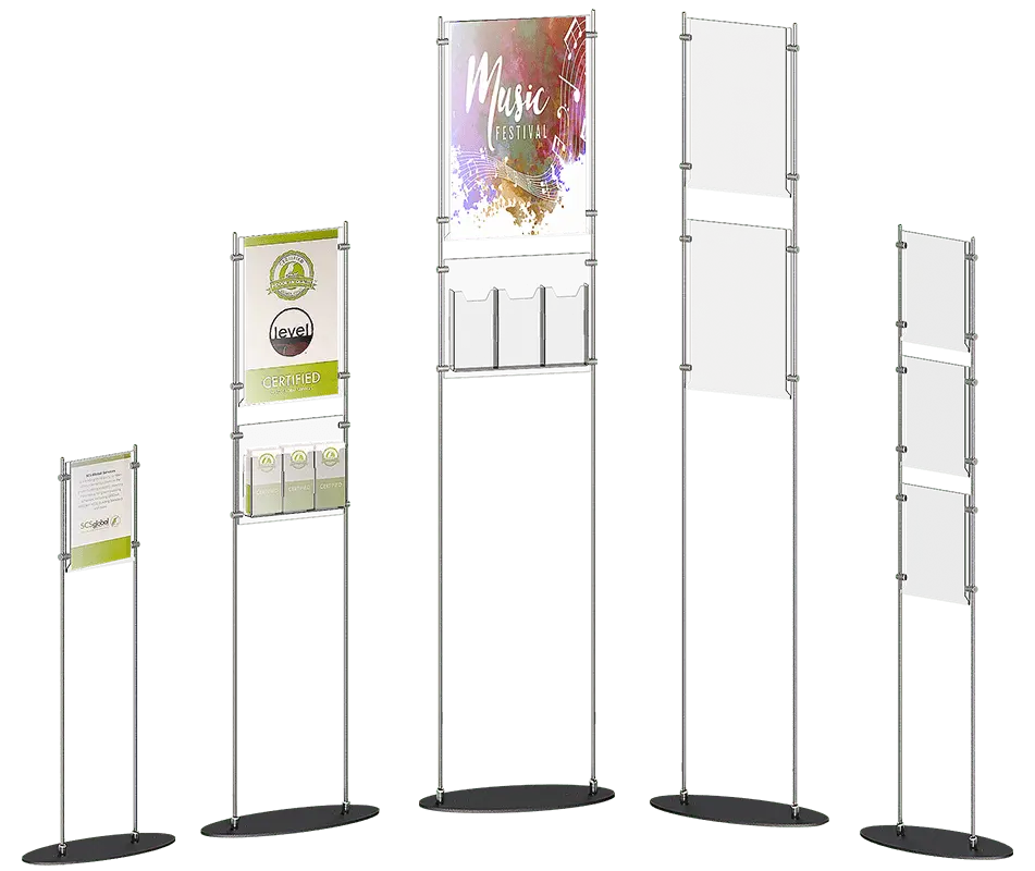 Totem Floor Display Stands | Nova Display Systems