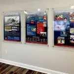 W2516 Oversized Acrylic Poster Frames with Standoff Mounts for Special Operations Warrior Foundation