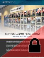 F5 Rail Track Mounted Poster Displays