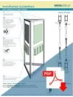 Kiosk & Screen Style Display Stand KFPX Installation Guides